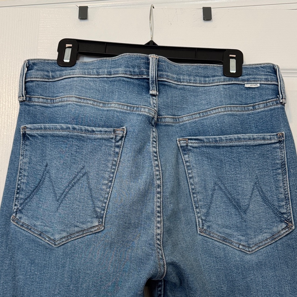 MOTHER Denim The Tomcat Flood Fray Women’s Size 32 ‘TASTY WAVES’ Color - Picture 6 of 13
